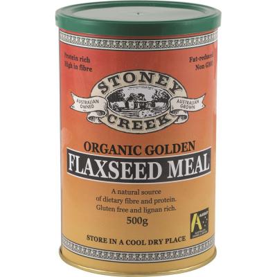 Stoney Creek Organic Flaxseed Meal Golden 500g